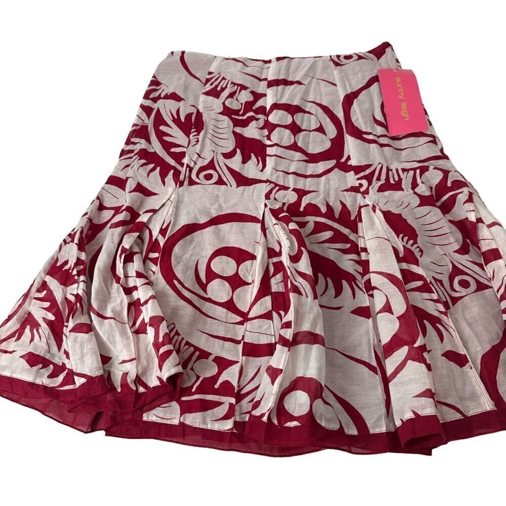 NWT Sunny Leigh Gypsy Rose Leigh A-Line Skirt Sil… - image 2